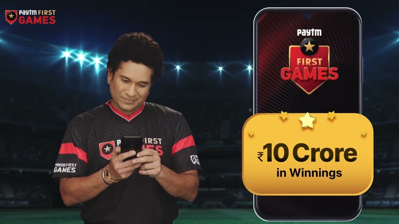 Paytm FIrst Games commercial Ad